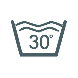 Wash at Or Bellow 30°C